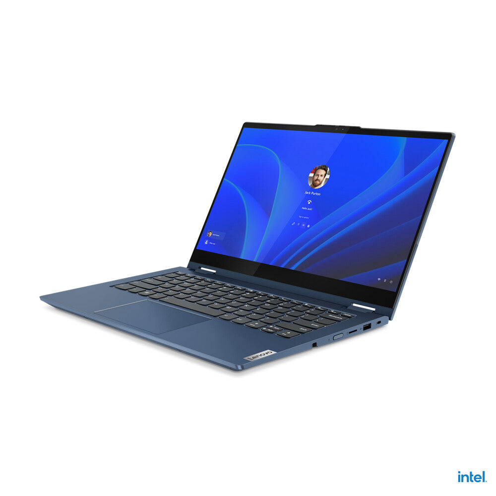 Lenovo ThinkBook 14s Yoga G2 IAP Hybrid (2-in-1) - 35.6 cm (14") - Touchscreen - Intel® Core™ i5-1235U - 8 GB DDR4-SDRAM - 256 GB SSD - Wi-Fi 6 - Windows 11 Pro - Blue