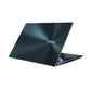 ASUS Zenbook Pro Duo 15 OLED Laptop - 39.6 cm (15.6") - Touchscreen - Intel® Core™ i9-12900H - 32 GB LPDDR5-SDRAM - 1 TB SSD - NVIDIA GeForce RTX 3070 Ti - Wi-Fi 6 - Windows 11 Home - Blue