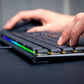 CHERRY MX Low Profile RGB - USB Wired RGB Mechanical Keyboard in Black (QWERTY UK)