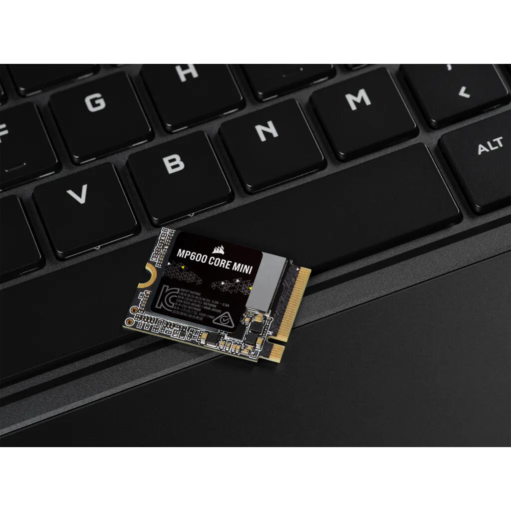 Corsair MP600 Mini - PCI Express 4.0 QLC 3D NAND NVMe M.2 SSD - 1 TB
