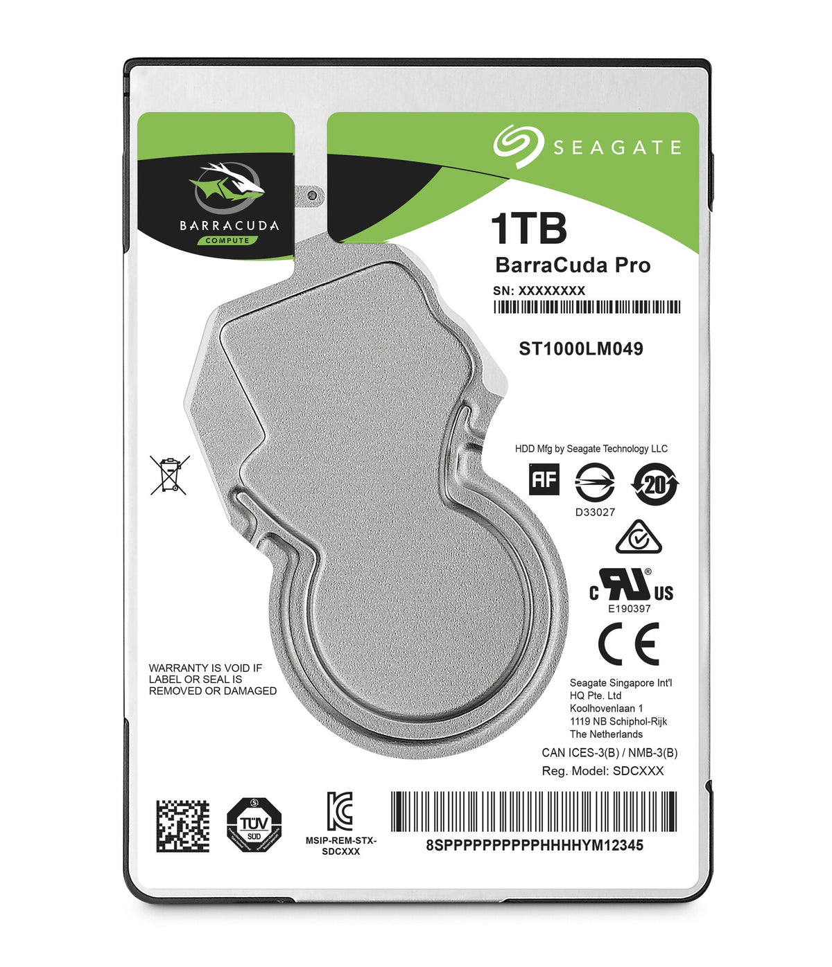 Seagate Barracuda Pro - 7.2K RPM Serial ATA III 2.5" HDD - 1 TB