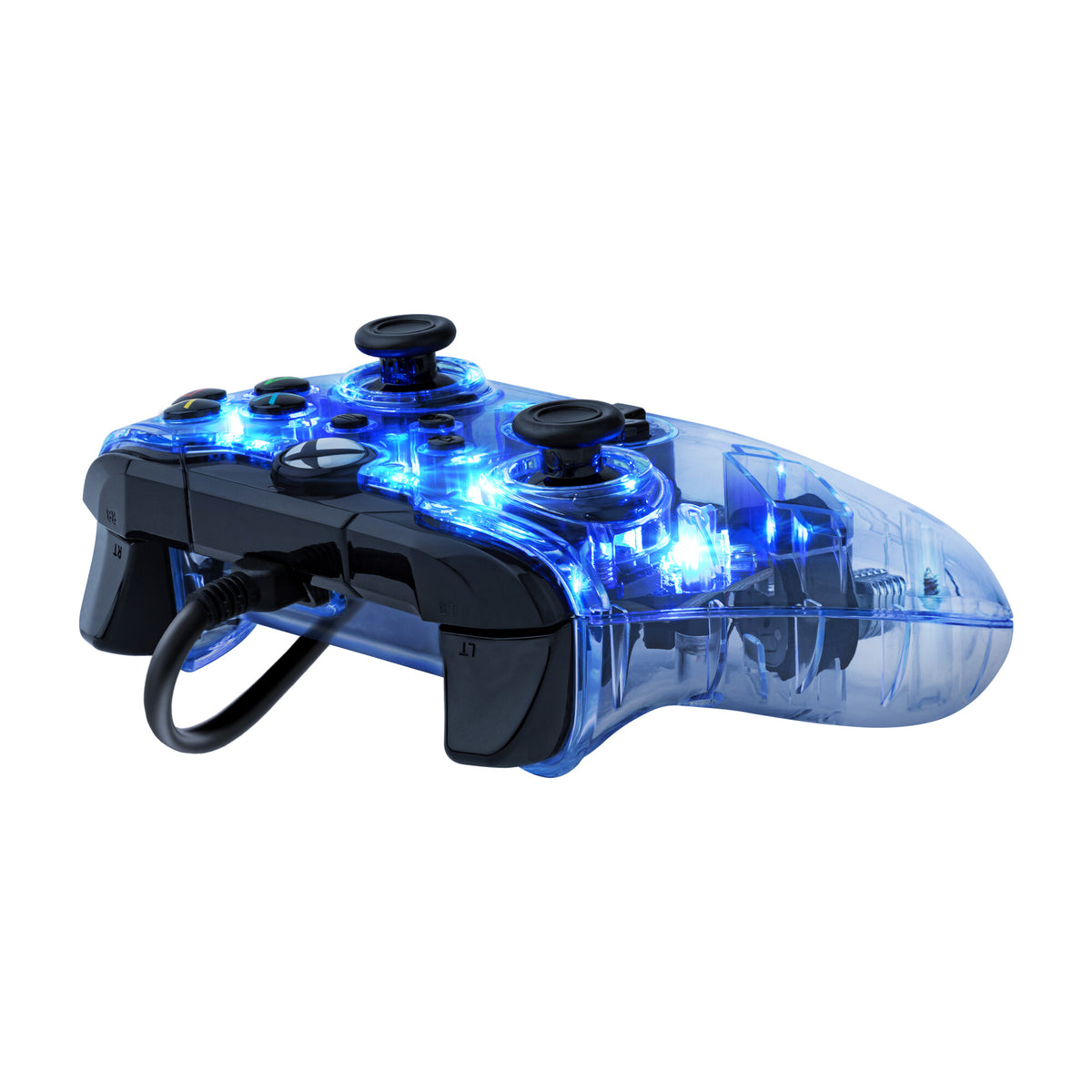 PDP Afterglow - Wired USB Gamepad for Xbox Series X|S in Transparent Blue