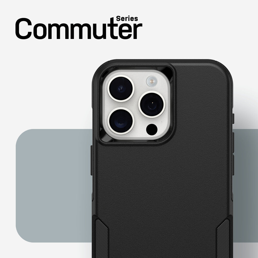 OtterBox Commuter Series for iPhone 15 Pro Max in Black