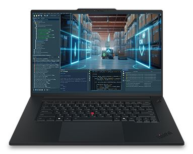 Lenovo ThinkPad P1 Gen 9 Copilot+ PC Intel Core Ultra 7 356H Mobile workstation 40.6 cm (16") WUXGA 32 GB LPDDR5x-SDRAM 1 TB SSD NVIDIA RTX PRO 1000 Blackwell Wi-Fi 7 (802.11be) Windows 11 Pro Black UK English