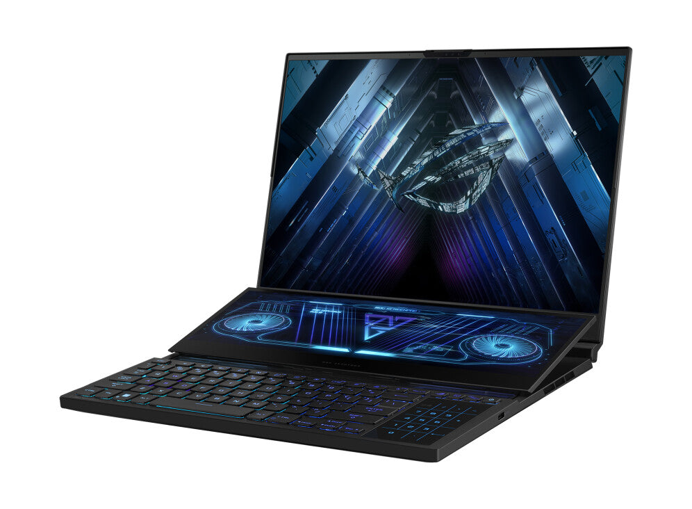 ASUS ROG Zephyrus Duo 16 Laptop - 40.6 cm (16&quot;) - AMD Ryzen™ 9 7945HX - 32 GB DDR5-SDRAM - 2 TB SSD - NVIDIA GeForce RTX 4090 - Wi-Fi 6E - Windows 11 Home - Black