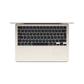 Apple MacBook Air Laptop - 34.5 cm (13.6") - Apple M3 - 8GB RAM - 256GB SSD - Wi-Fi 6E - macOS Sonoma - Starlight
