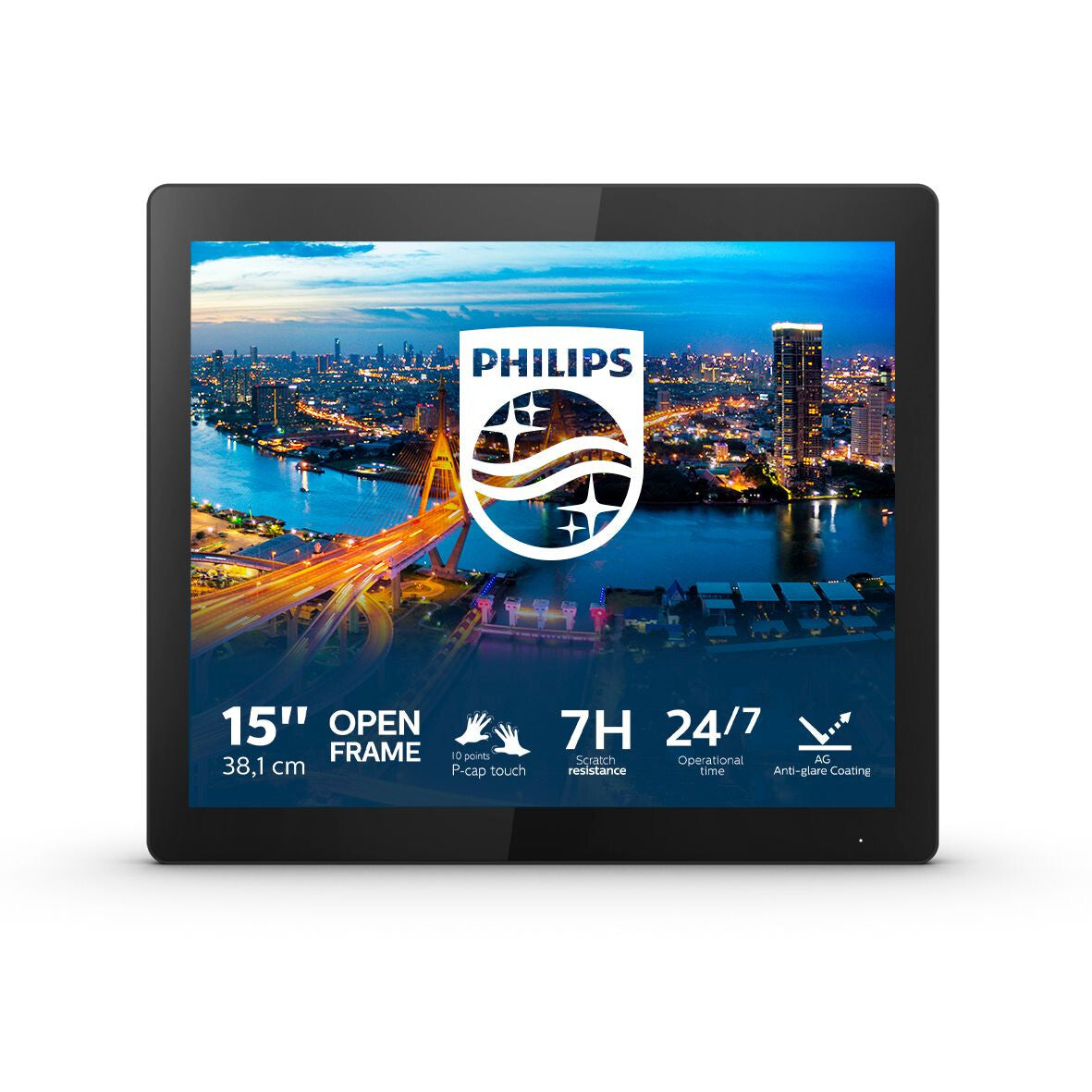 Philips B Line 152B1TFL/00 - 38.1 cm (15&quot;) - 1024 x 768 pixels LED Touchscreen Monitor