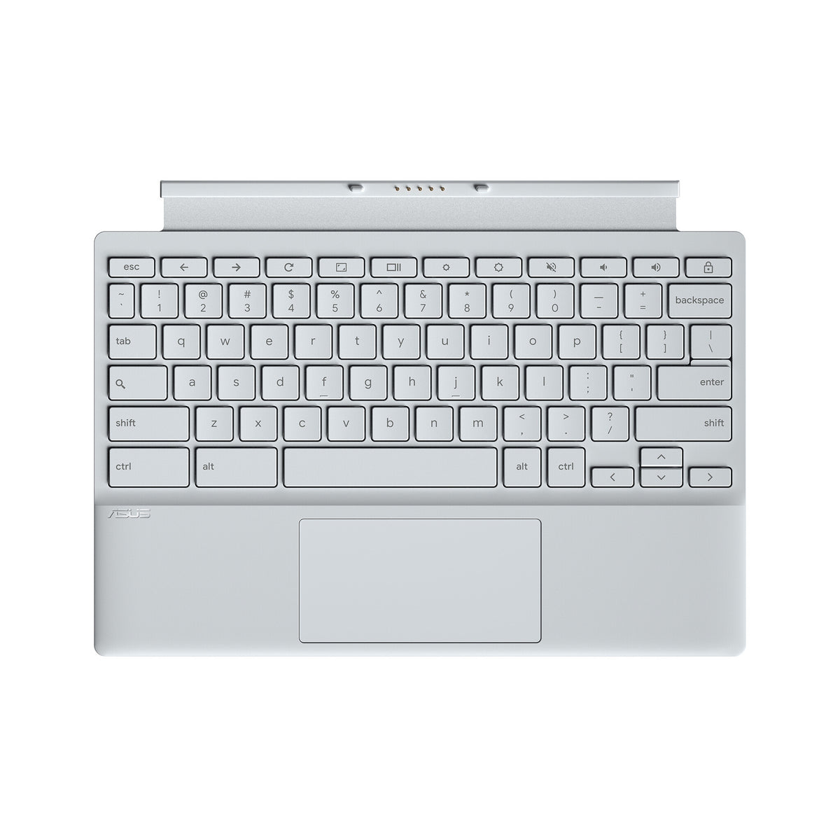 ASUS Chromebook - 26.7 cm (10.5") - Touchscreen - MediaTek Kompanio 520 - 4 GB LPDDR4x-SDRAM - 64 GB eMMC - Wi-Fi 6 - ChromeOS - Silver