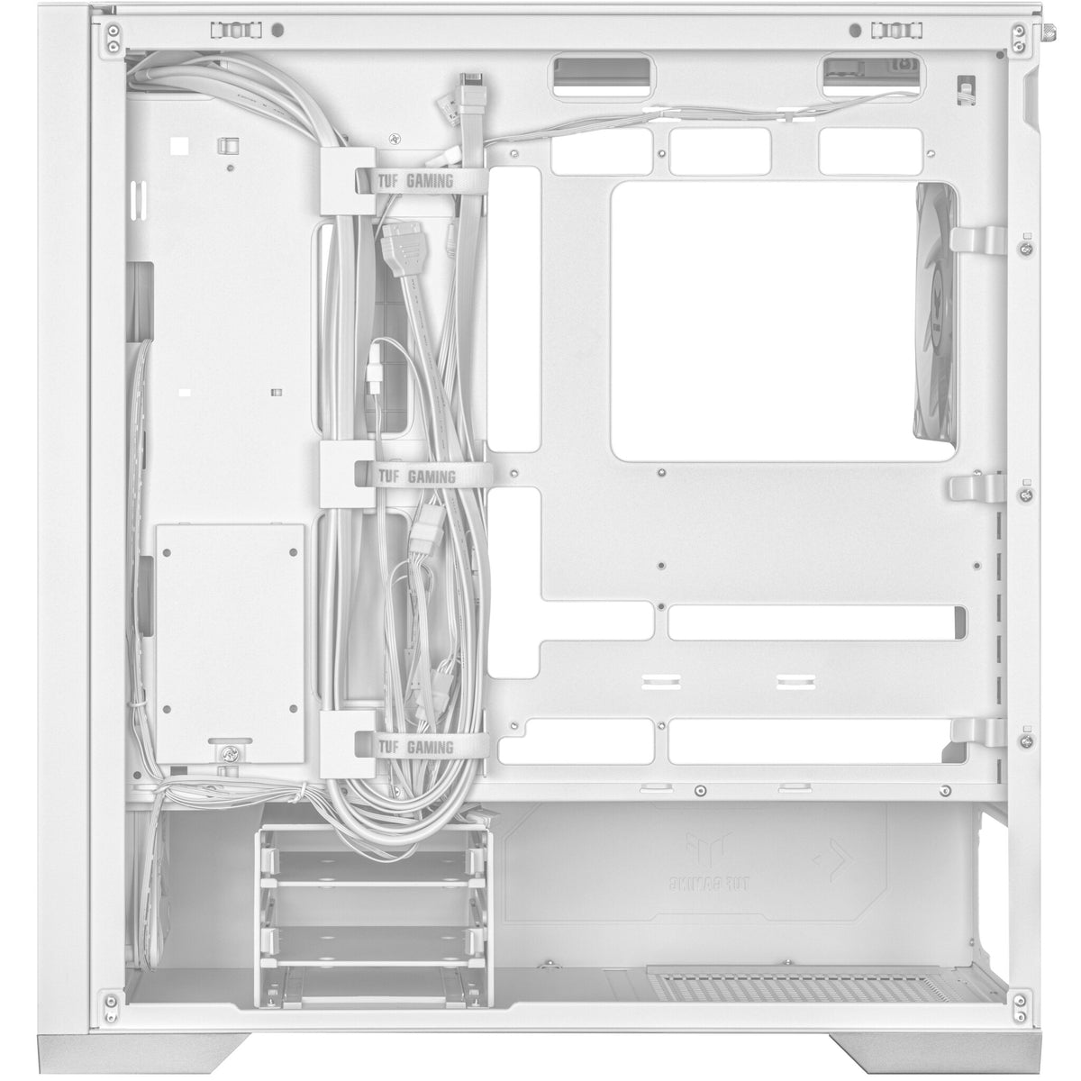 Asus TUF Gaming GT302 ARGB - ATX Mid Tower Case in White