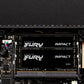 Kingston Technology FURY Impact - 64 GB 2 x 32 GB 3200MT/s DDR4 SO-DIMM memory module