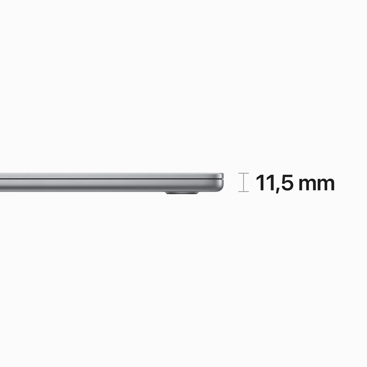Apple MacBook Air Laptop - 38.9 cm (15.3") - Apple M2 - 16 GB RAM - 2 TB SSD - Wi-Fi 6 - macOS Ventura - Grey