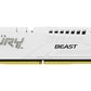 Kingston Technology FURY Beast White XMP - 16 GB 1 x 16 GB 5600MT/s DDR5 memory module