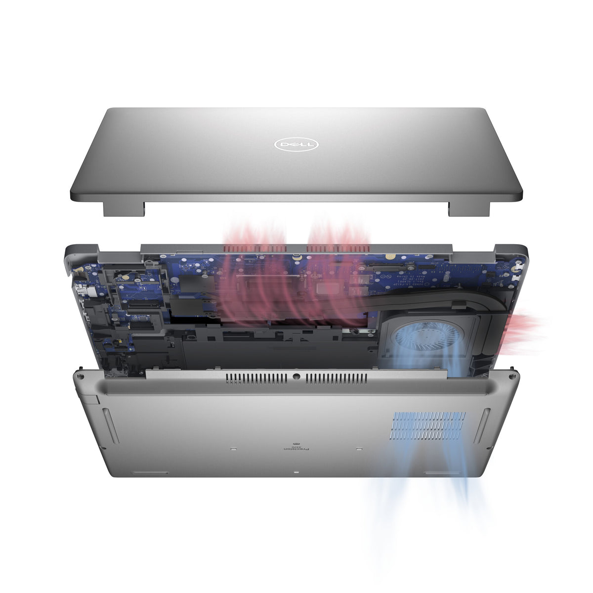 DELL Precision 3470 Laptop - 35.6 cm (14") - Intel® Core™ i7-1260P - 32 GB DDR5-SDRAM - 1 TB SSD - NVIDIA T550 - Wi-Fi 6E - Windows 10 Pro - Grey