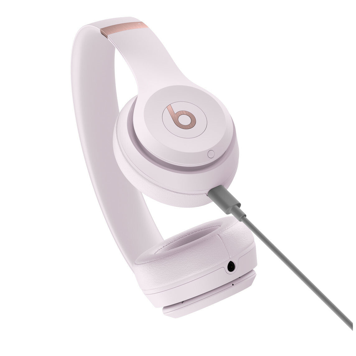 Apple Beats Solo 4 - USB Type-C Wired & Wireless Bluetooth Headphones in Cloud Pink