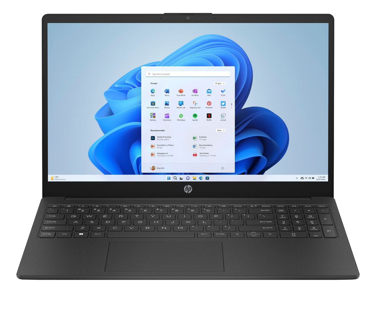 HP 15-fd0079na Intel Core 5 120U Laptop 39.6 cm (15.6") Full HD 8 GB DDR5-SDRAM 512 GB SSD Wi-Fi 6 (802.11ax) Windows 11 Home Black