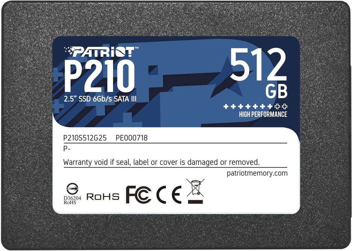 Patriot Memory P210 2.5&quot; 512 GB Serial ATA III