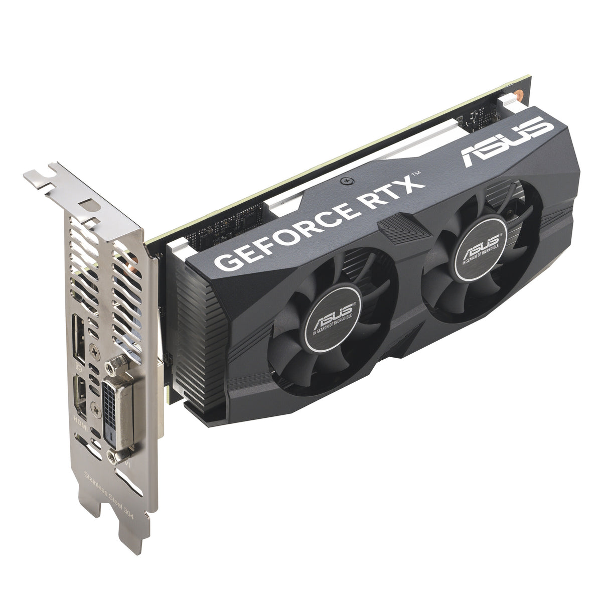 ASUS Low Profile "BRK OC Edition" - NVIDIA 6 GB GDDR6 GeForce RTX 3050 graphics card