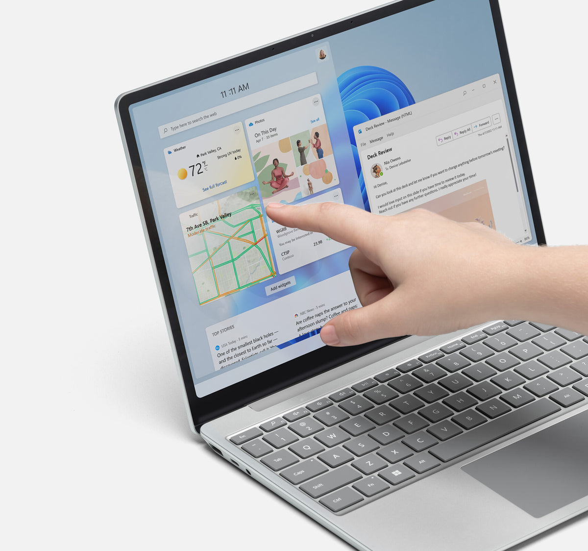 Microsoft Surface Laptop Go 2 - 31.5 cm (12.4&quot;) - Touchscreen - Intel® Core™ i5-1135G7 - 16 GB LPDDR4x-SDRAM - 256 GB SSD - Wi-Fi 6 -  Windows 11 Pro - Platinum