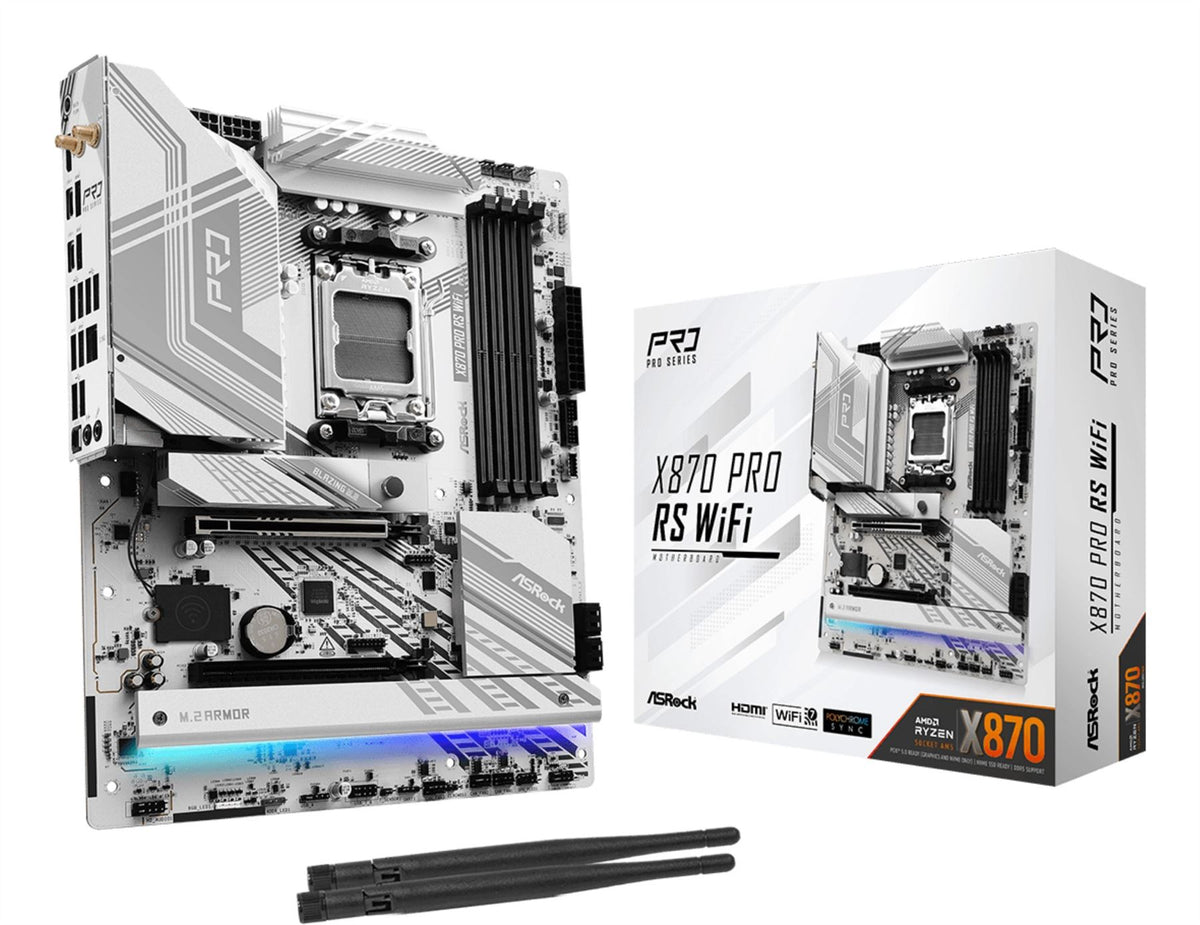Asrock X870 Pro RS WiFi AMD X870 Socket AM5 ATX