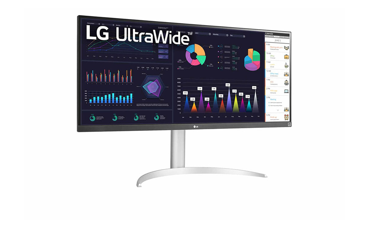 LG 34WQ650-W -86.4 cm (34") - 2560 x 1080 pixels 4K UHD LCD Monitor