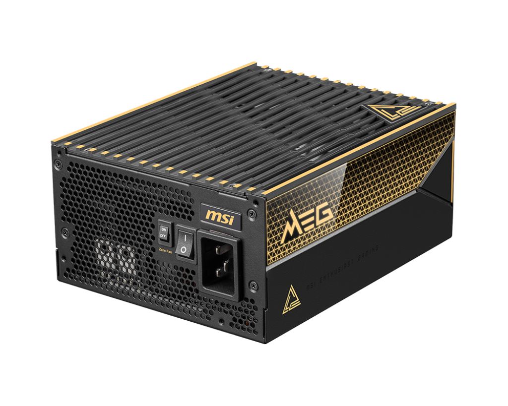 MSI MEG Ai1600T - 1600W 80+ Titanium Fully Modular Power Supply Unit