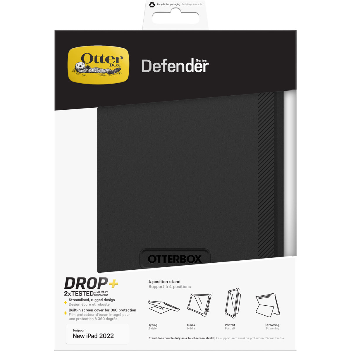 OtterBox Defender Case for 10.9" iPad in Black
