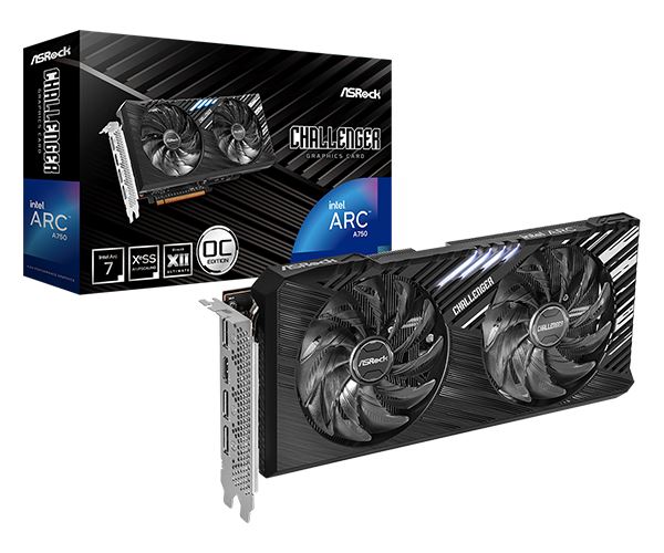 Asrock A750 CL SE 8GO Intel Arc A750 8 GB GDDR6