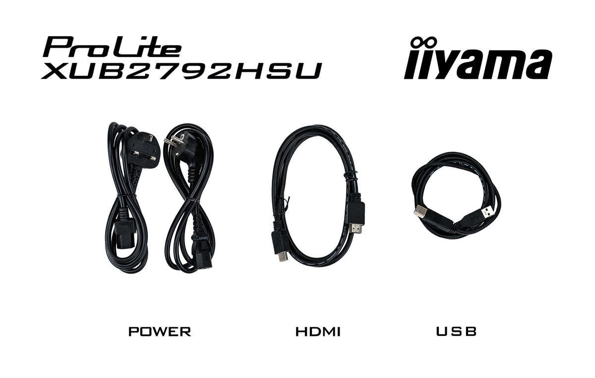 iiyama ProLite XUB2792HSU-W6 - 68.6 cm (27") 1920 x 1080 pixels Full HD Monitor