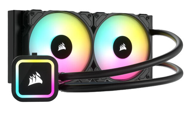 Corsair iCUE H100x RGB ELITE - All-in-one Liquid Processor Cooler in Black - 240mm