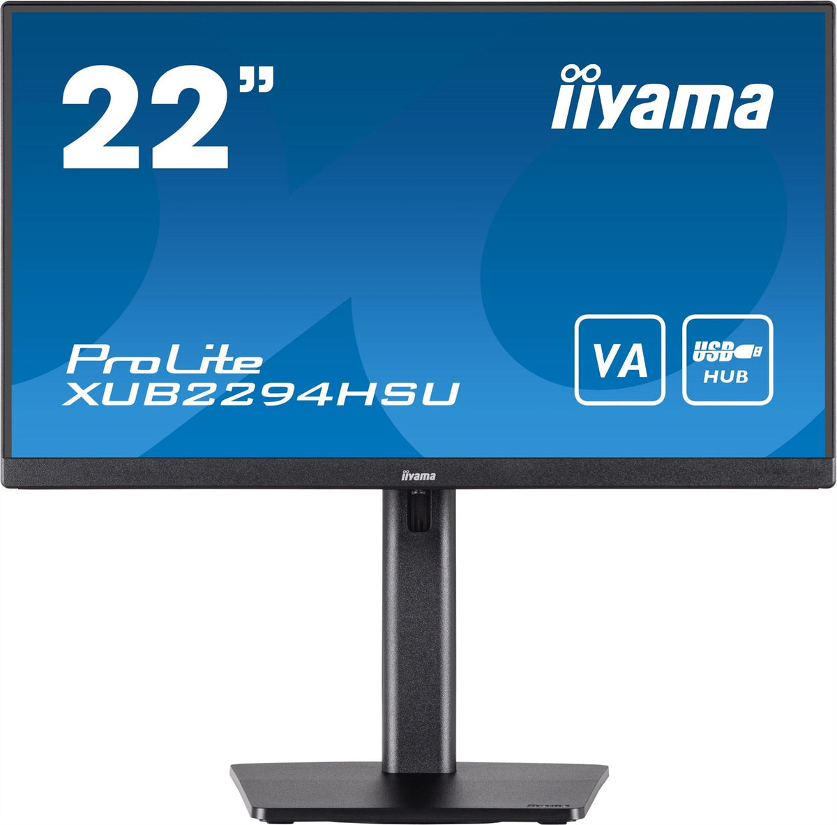 iiyama ProLite XUB2294HSU-B2 Computer Monitor 54.6 cm (21.5") 1920 x 1080 pixels Full HD LCD Black