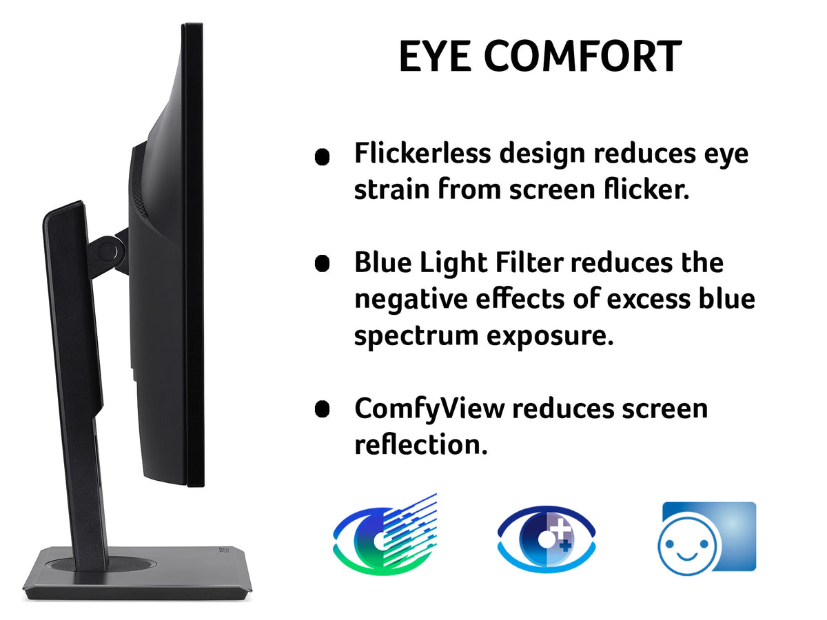 Acer B7 B247YU - 61 cm (24") - 2560 x 1440 pixels WQHD Monitor