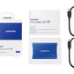 Samsung Portable SSD T7 in Blue - 1 TB