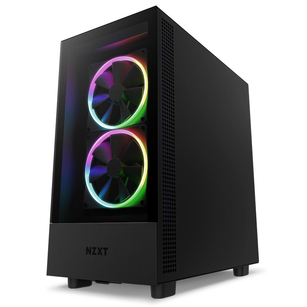 NZXT H5 Elite - ATX Mid Tower Case in Black / Transparent