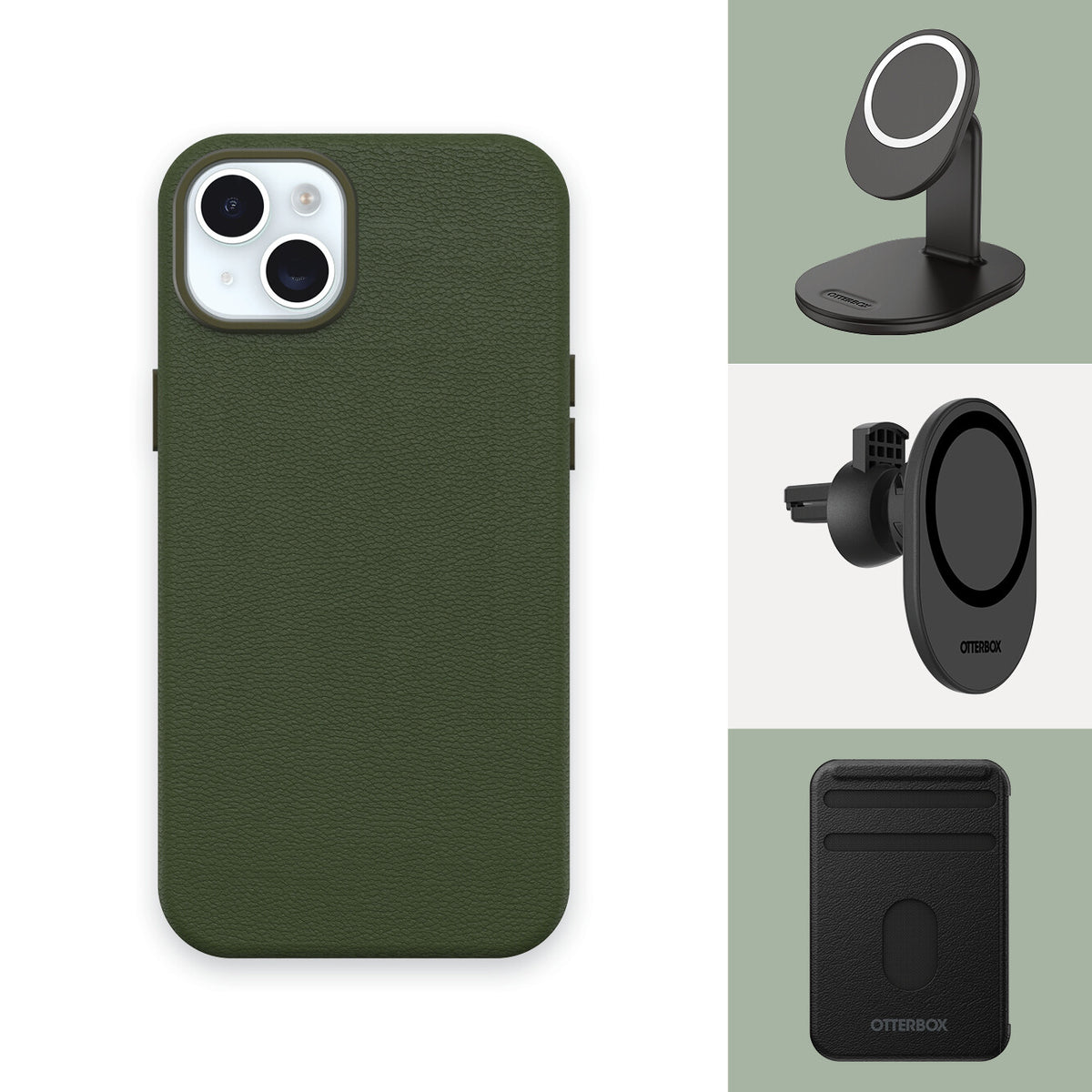 OtterBox Symmetry Cactus with MagSafe for iPhone 14 Plus / 15 Plus in Cactus Grove