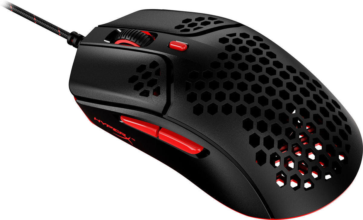 HyperX Pulsefire Haste - USB Type-A Gaming Mouse in Black / Red - 16,000 DPI