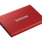 Samsung Portable SSD T7 in Red - 2 TB