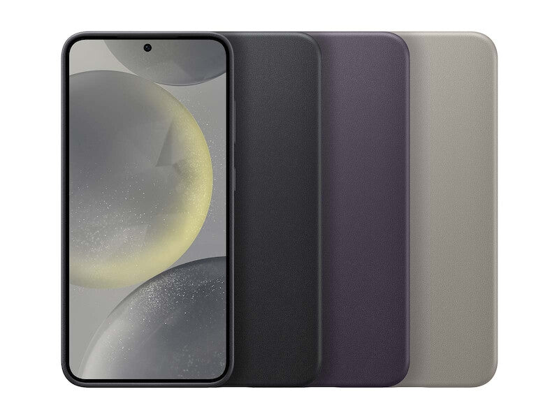 Samsung Vegan Leather Case for Galaxy S24 in Taupe