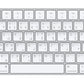 Apple Magic - USB Wired + Bluetooth Wireless Keyboard in Aluminium / White (QWERTY Arabic)