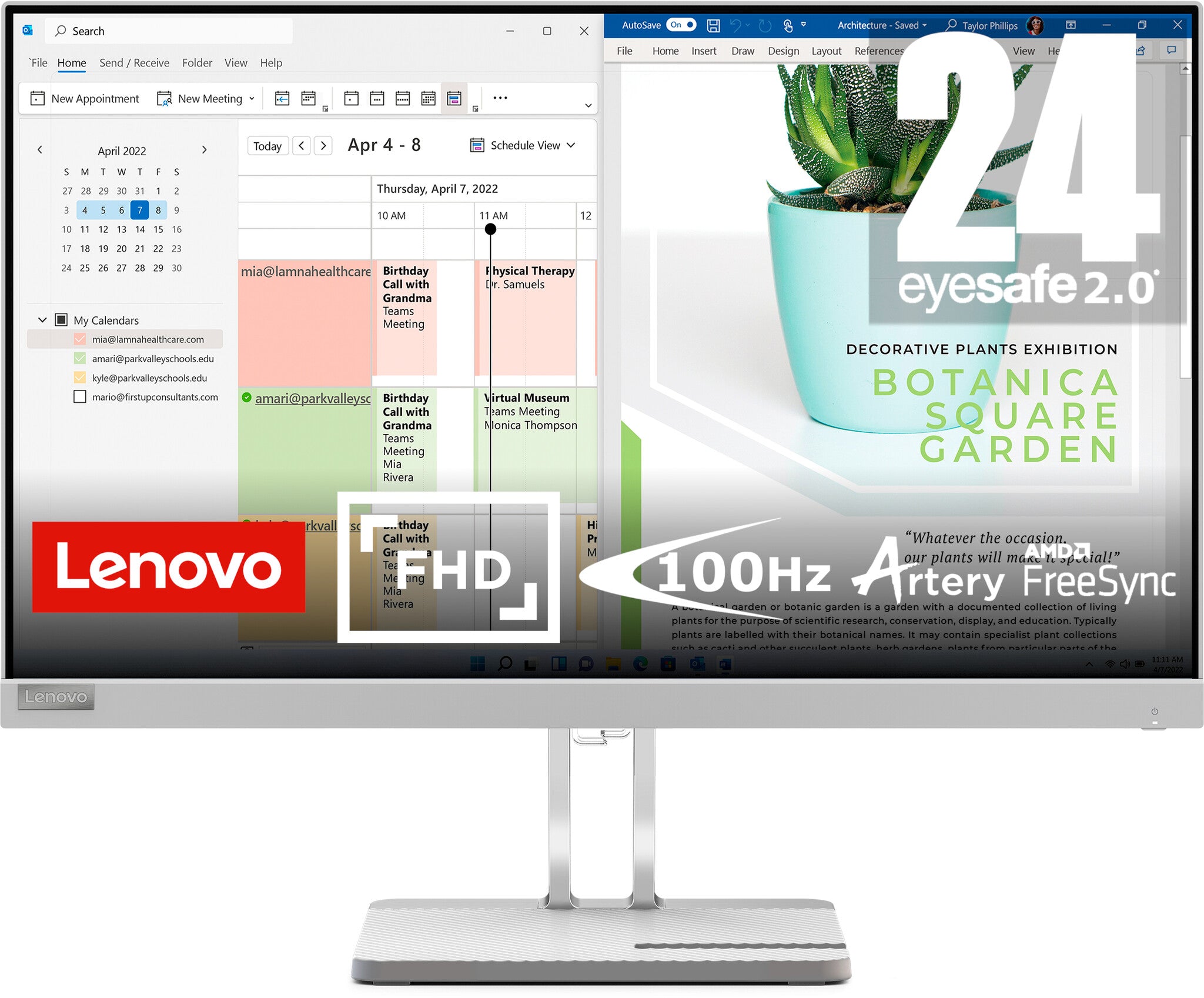 Lenovo L24e-30 (23.8型/1920×1080/VA)モニター Lenovo Monitor L24e-30 23.8-Inch FHD (1920 x 1080) VA Panel