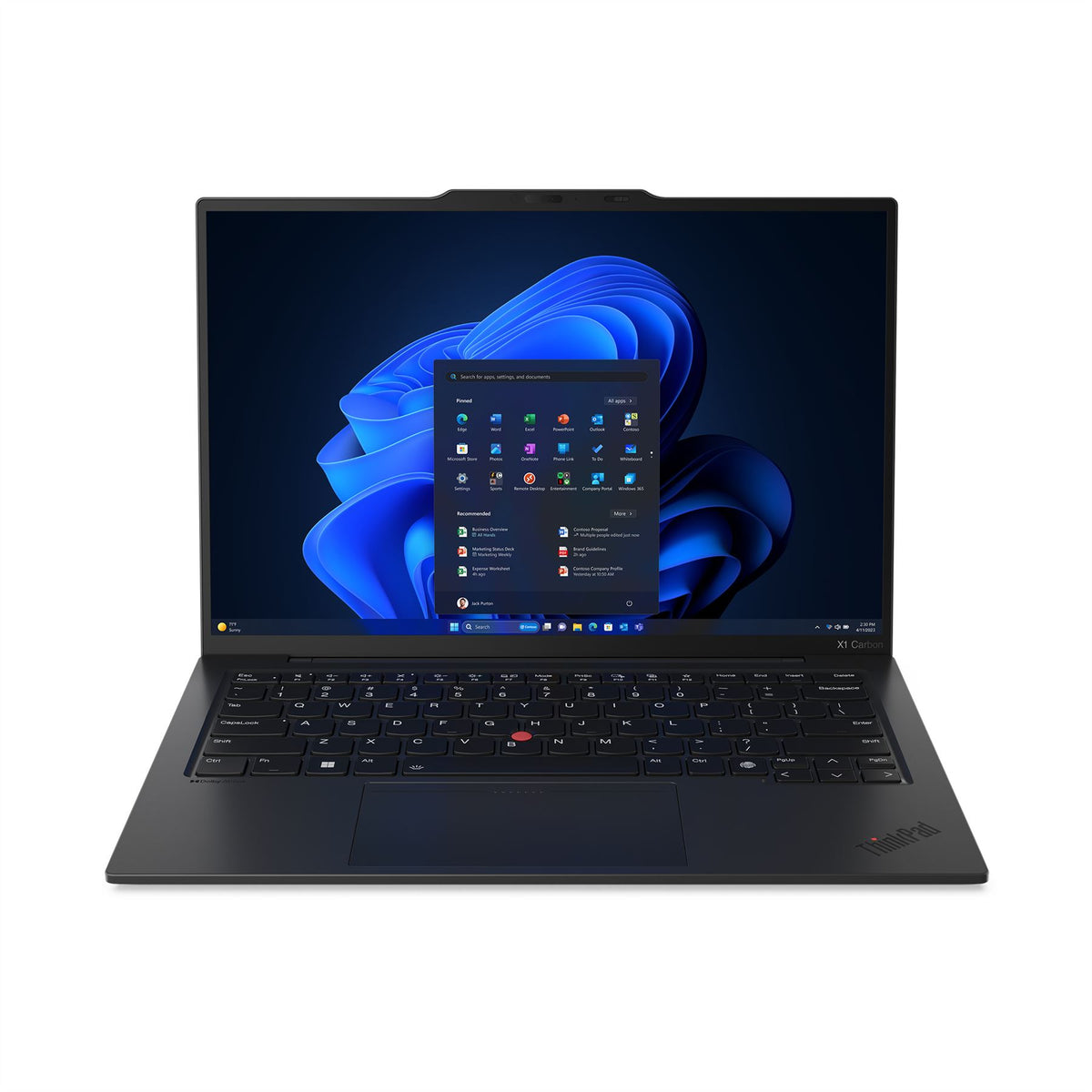 Lenovo ThinkPad X1 Carbon Gen 12 Intel Core Ultra 7 155U Laptop 35.6 cm (14") WUXGA 32 GB LPDDR5x-SDRAM 1 TB SSD Wi-Fi 6E (802.11ax) Windows 11 Pro UK English Black