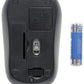 Manhattan Success 2.4Ghz Wireless Optical Mouse in Black/Green - 1,000dpi