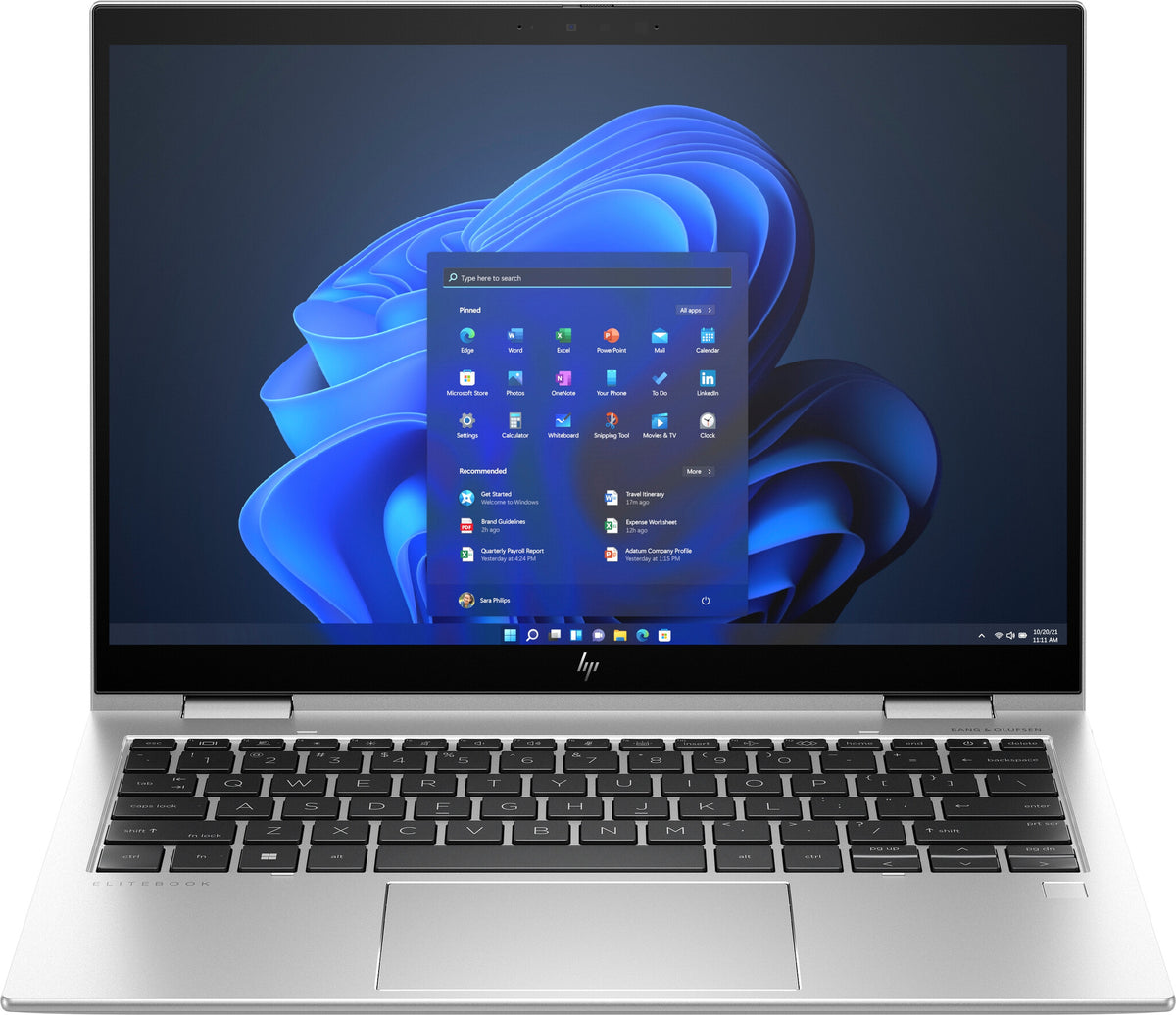 HP Elite x360 830 G10 Hybrid (2-in-1) - Touchscreen - 33.8 cm (13.3") - Intel® Core™ i5-1335U - 16 GB - 512 GB SSD - Wi-Fi 6E - Windows 11 Pro - Silver