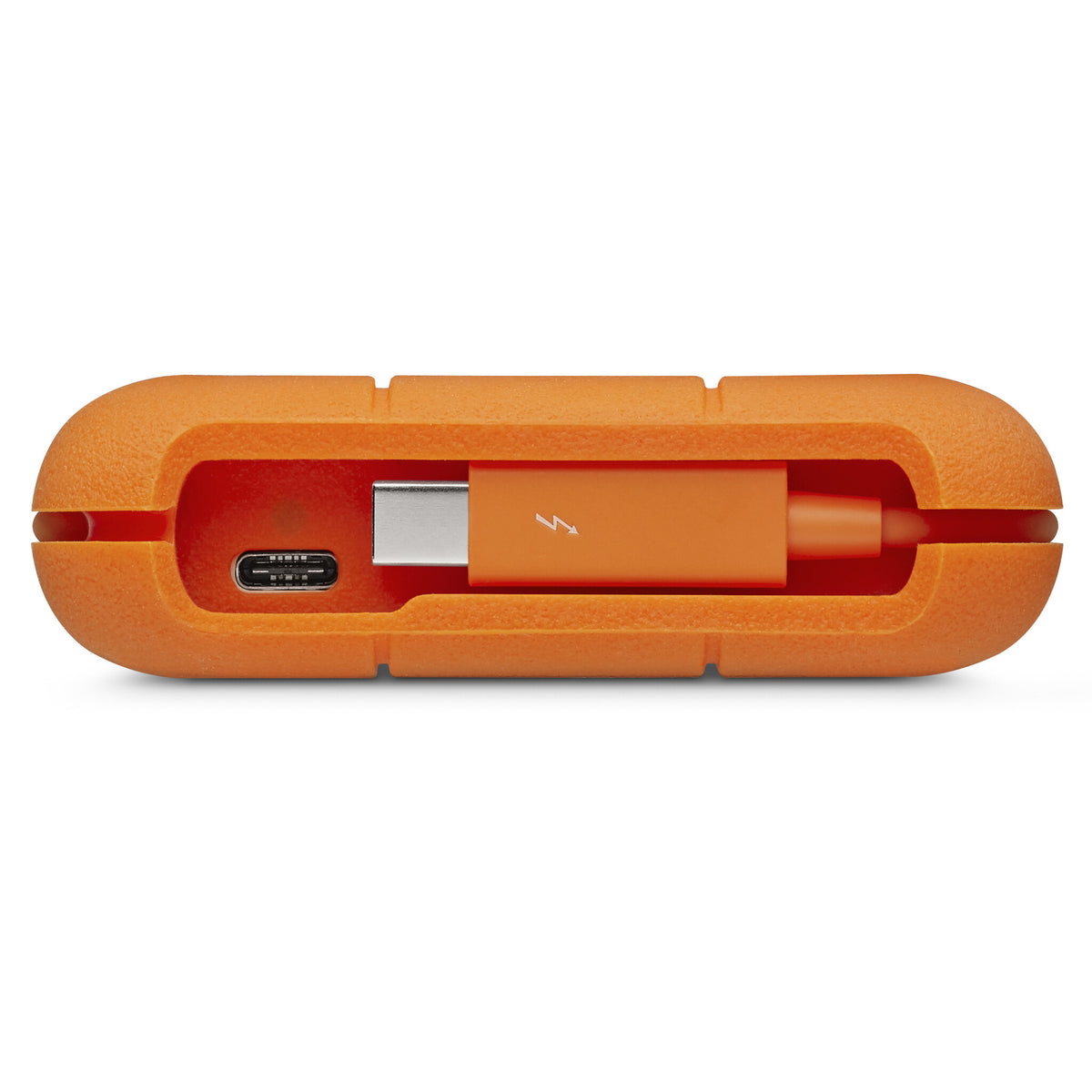 LaCie Rugged - USB-C External HDD in Orange - 2 TB