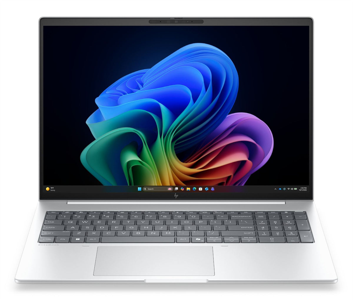 HP DK4W3AT laptop Intel Core Ultra 7 40.6 cm (16") WUXGA 32 GB LPDDR5x-SDRAM 512 GB SSD Wi-Fi 7 (802.11be) Windows 11 Pro Silver