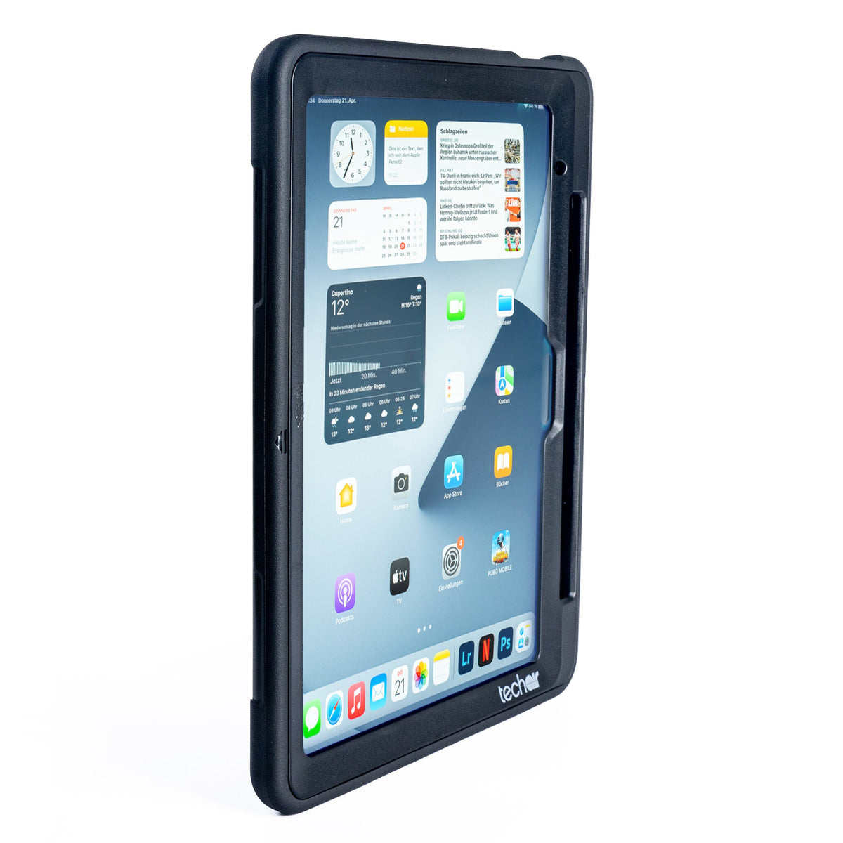 Techair Rugged Case for 10.9" iPad in Black