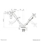 Neomounts DS70-700BL2 - Desk monitor mount for 43.2 cm (17") to 68.6 cm (27")