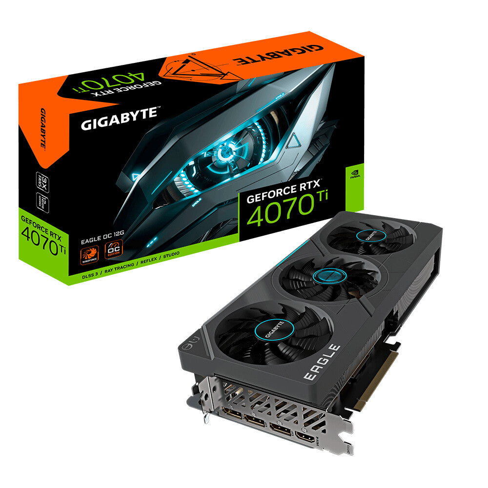 GIGABYTE EAGLE WINDFORCE OC - NVIDIA 12 GB GDDR6X GeForce RTX 4070 Ti graphics card