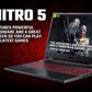 Acer Nitro 5 AN515-58 Gaming Laptop - 39.6 cm (15.6") - Intel® Core™ i5-12450H - 16 GB DDR5-SDRAM - 512 GB SSD - NVIDIA GeForce RTX 3050 - Wi-Fi 6 - Windows 11 - Black