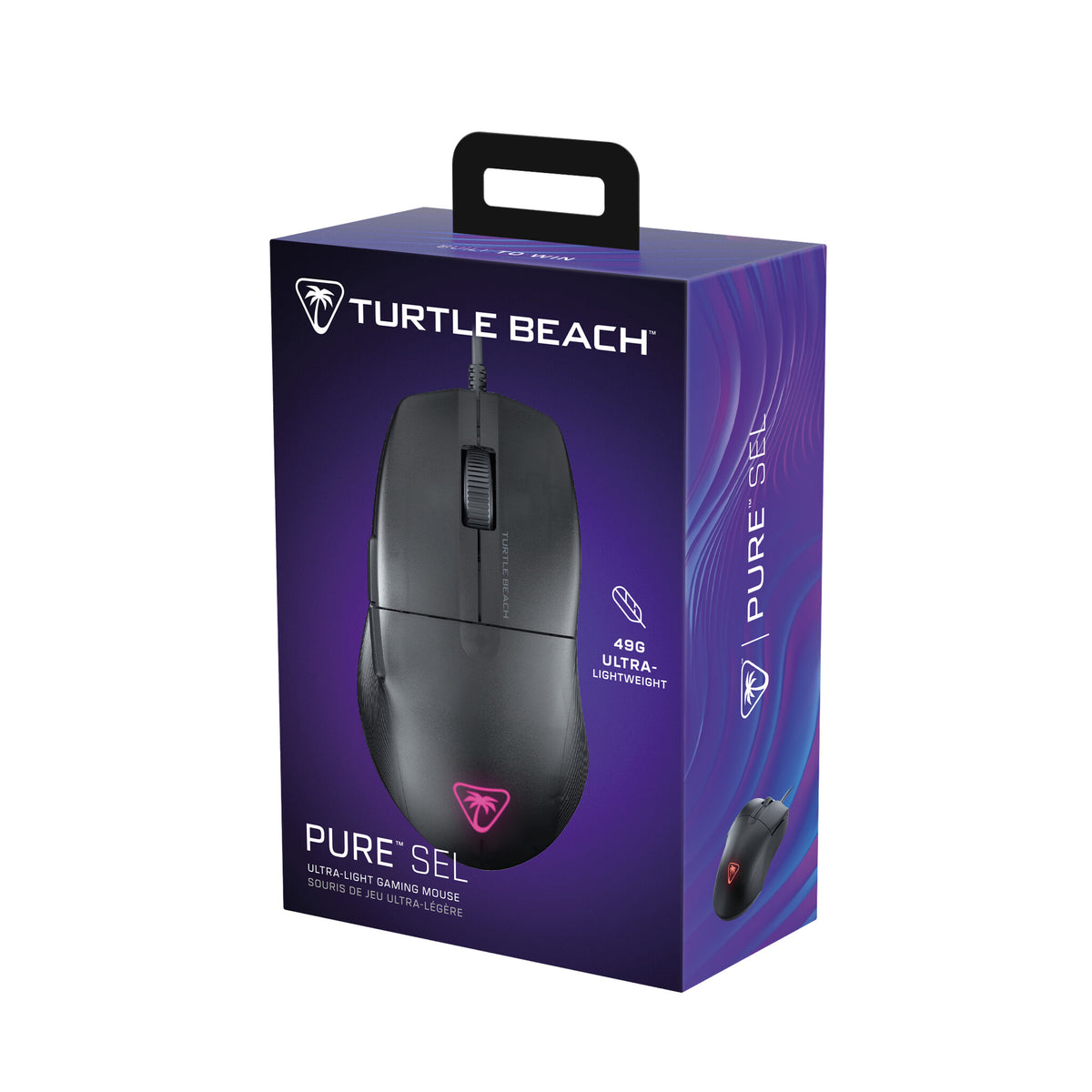 Turtle Beach Pure SEL - Ultra-Light RGB Gaming Mouse in Black - 8,000 DPI