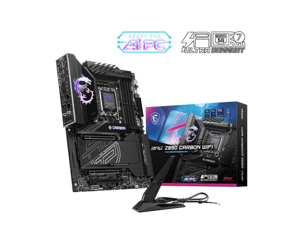 MSI MPG Z890 CARBON WIFI ATX motherboard - Intel Z890 LGA 1851
